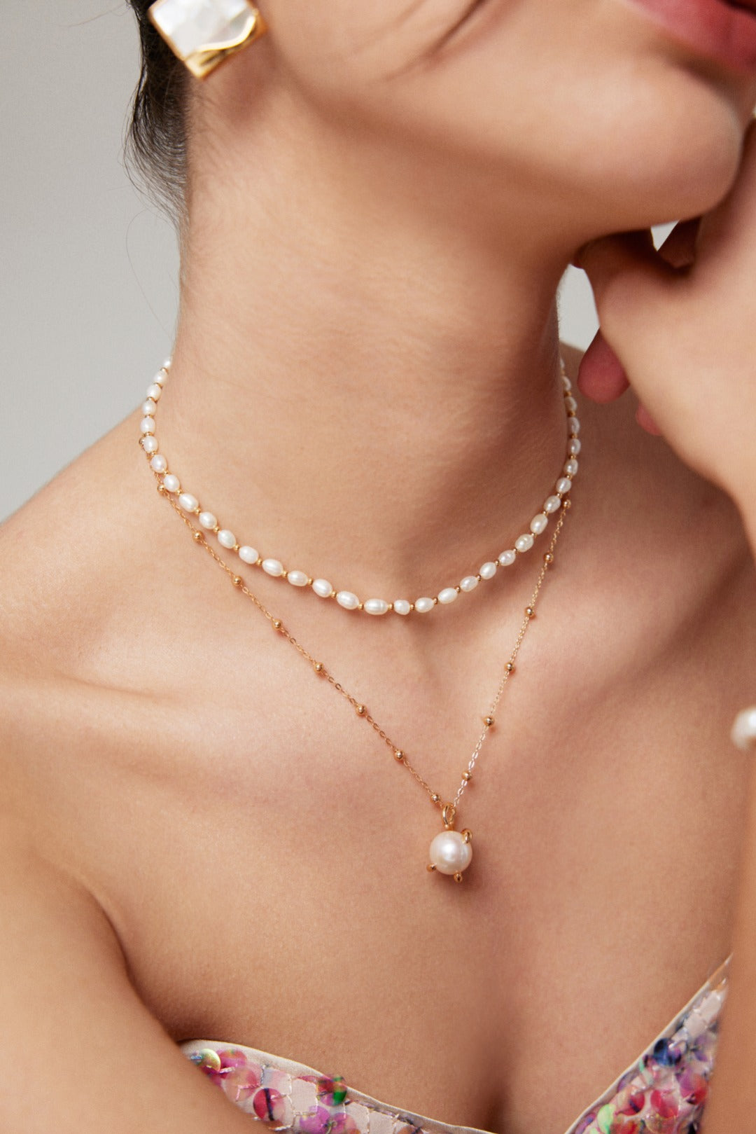 Pearl Embrace Necklace