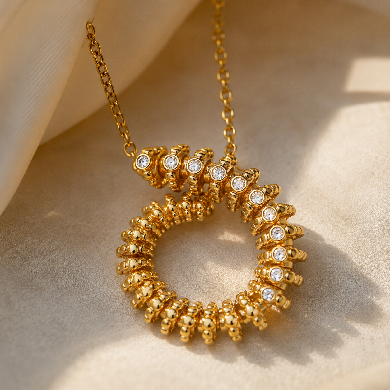 Woven Circle Necklace