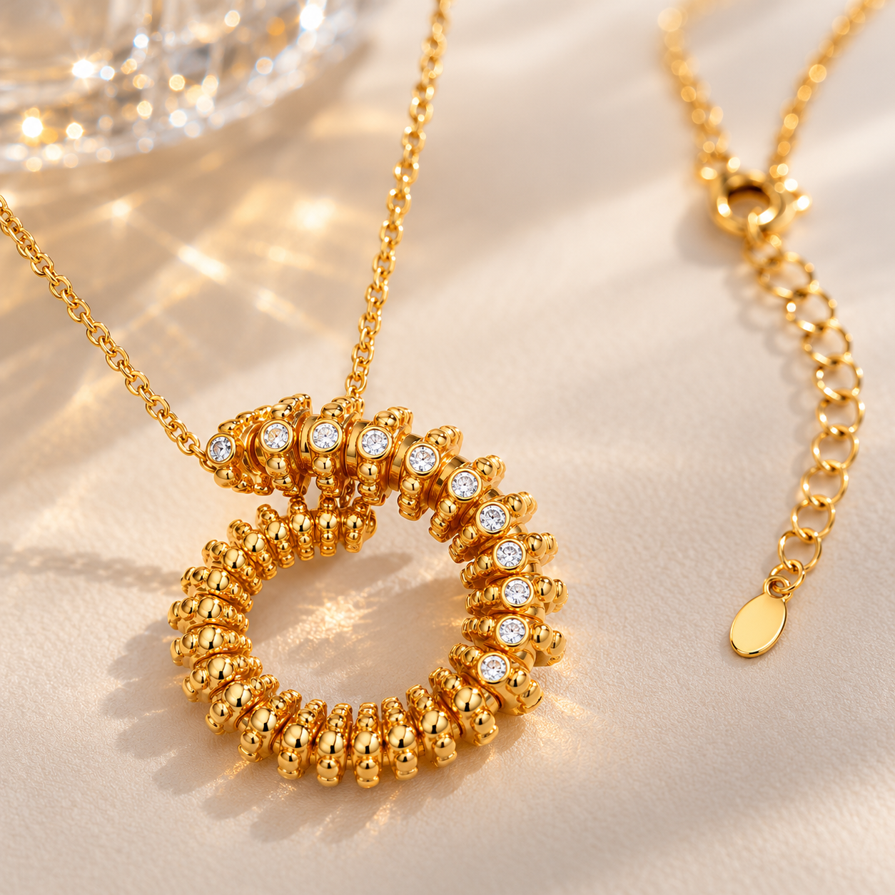 Woven Circle Necklace